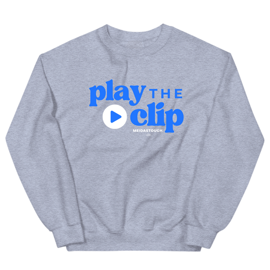 Play The Clip Crewneck