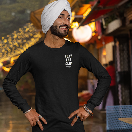Play The Clip Long Sleeve Tee