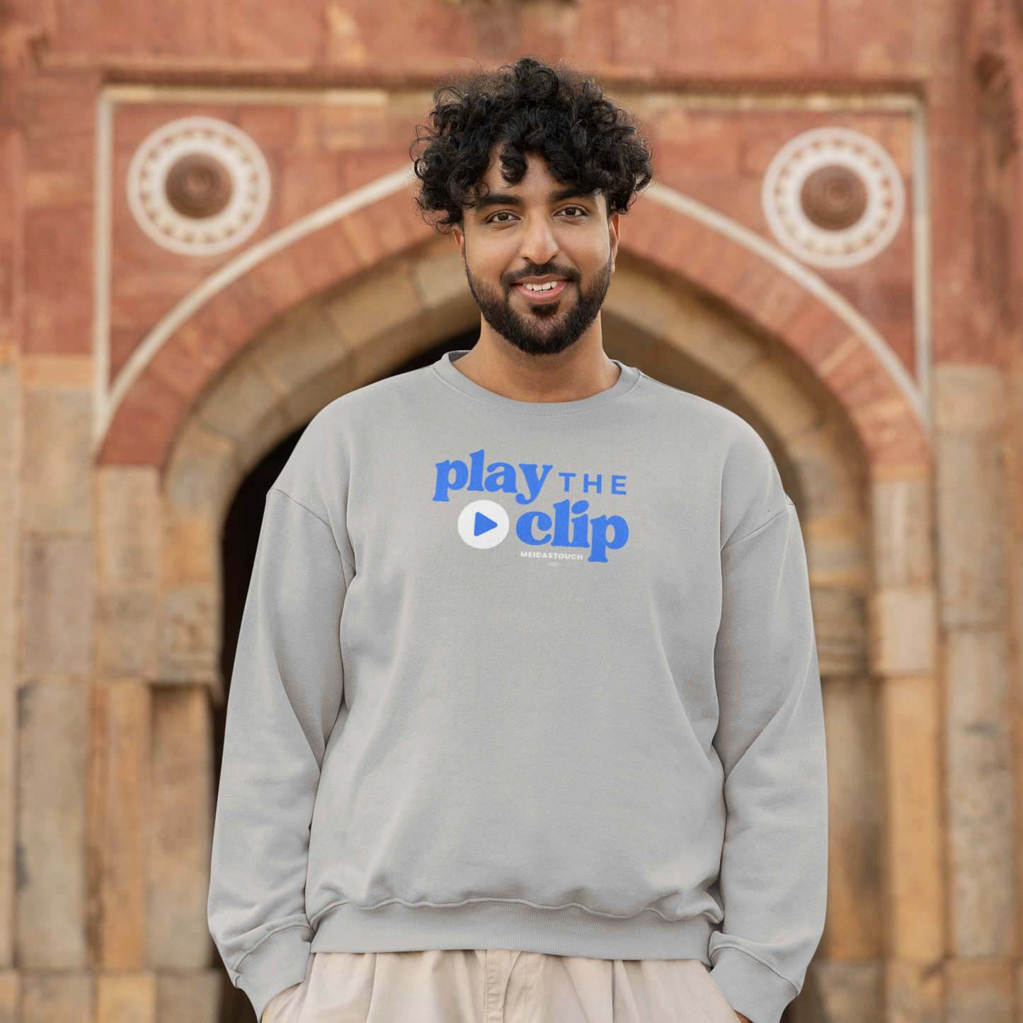 Play The Clip Crewneck