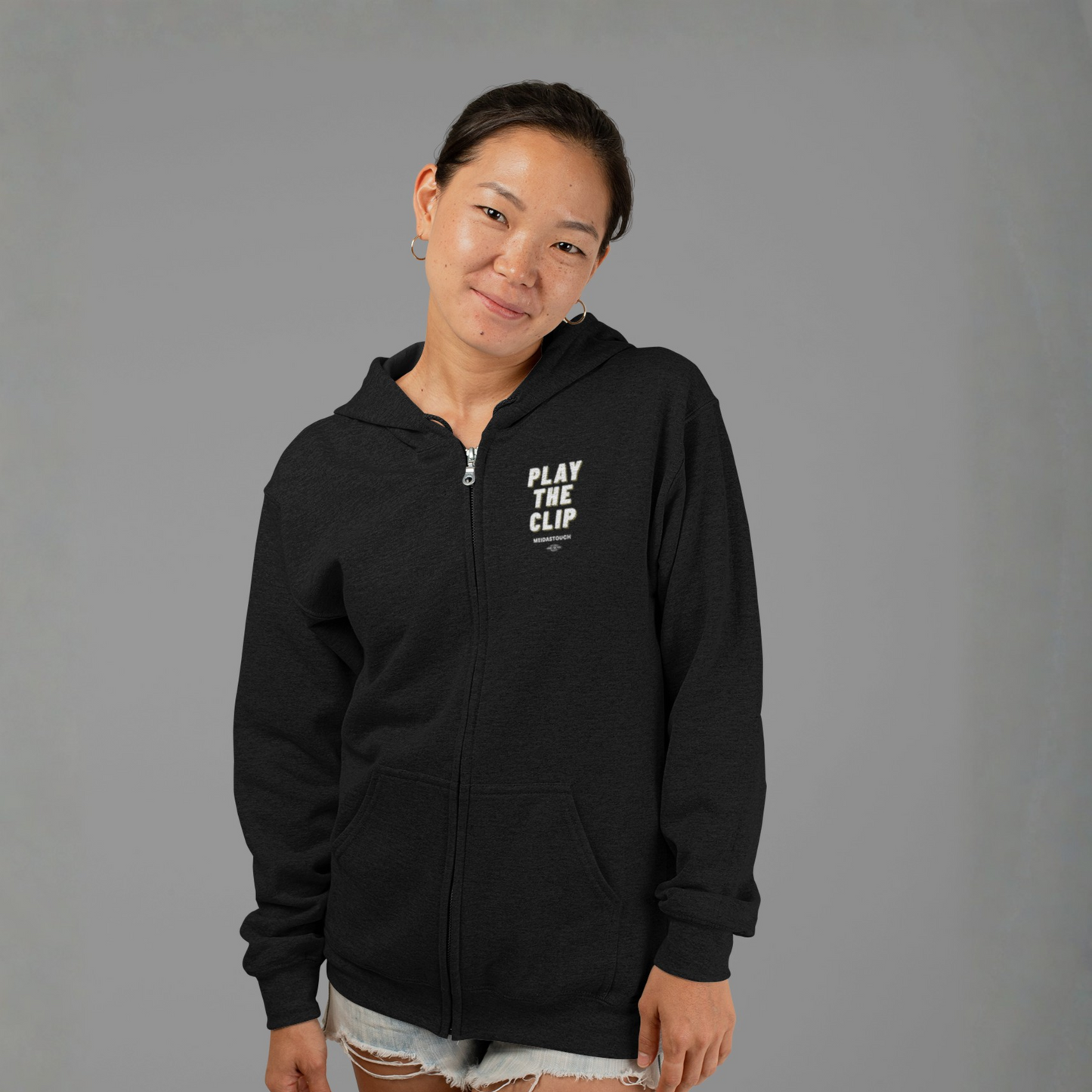 Play The Clip Zip-Up Hoodie
