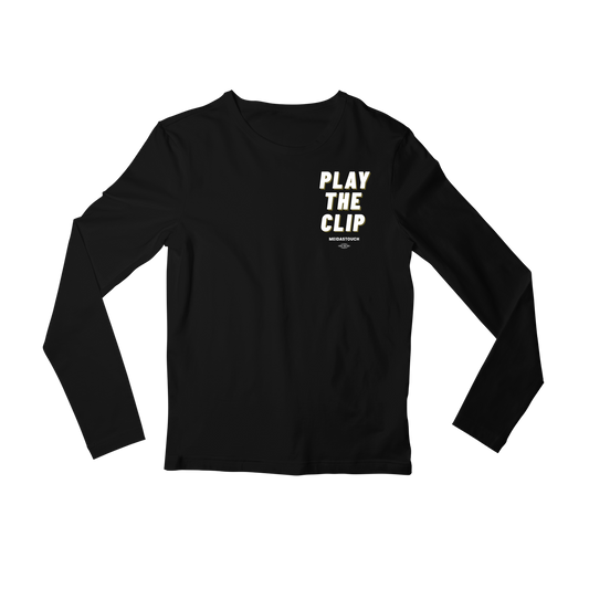 Play The Clip Long Sleeve Tee
