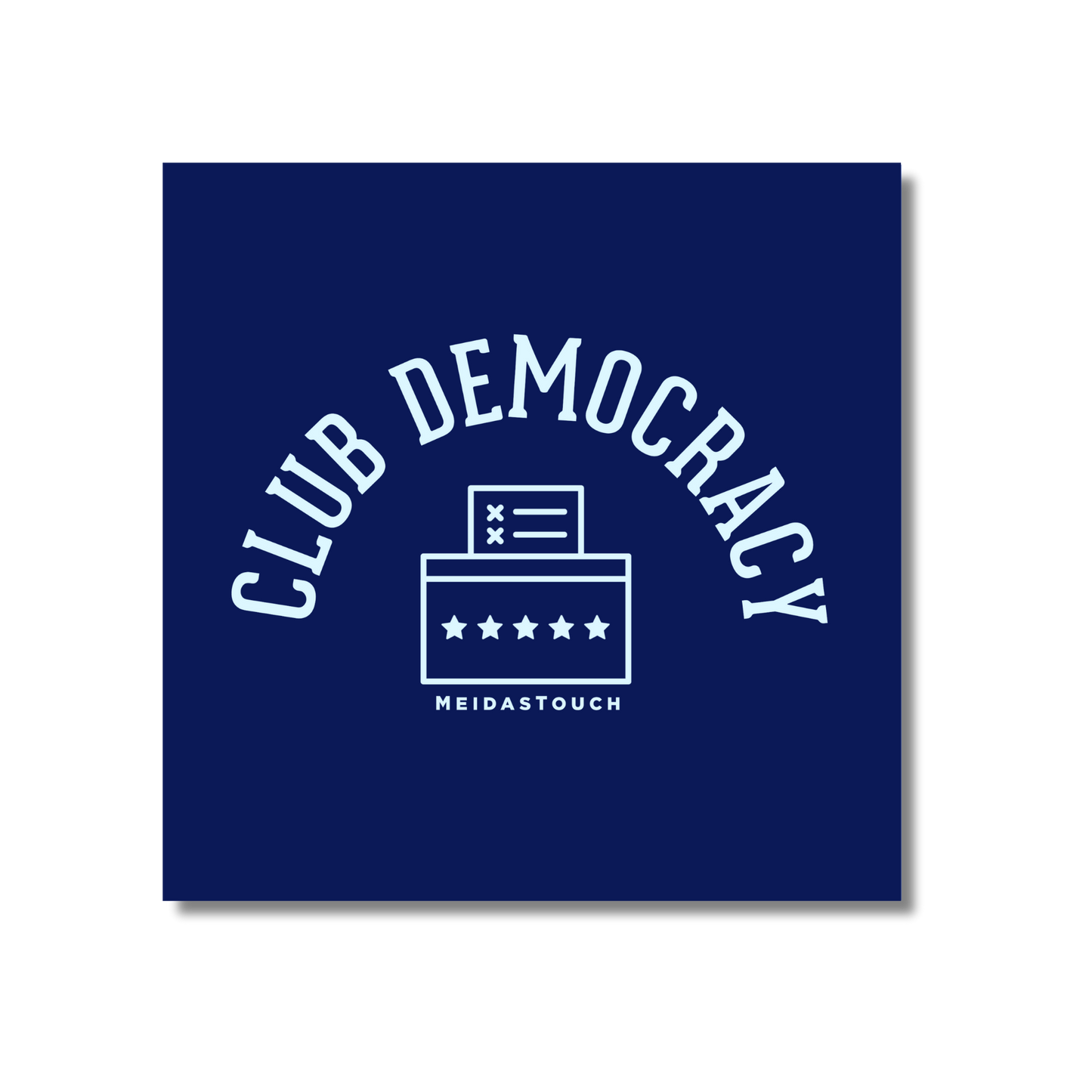 Club Democracy Sticker