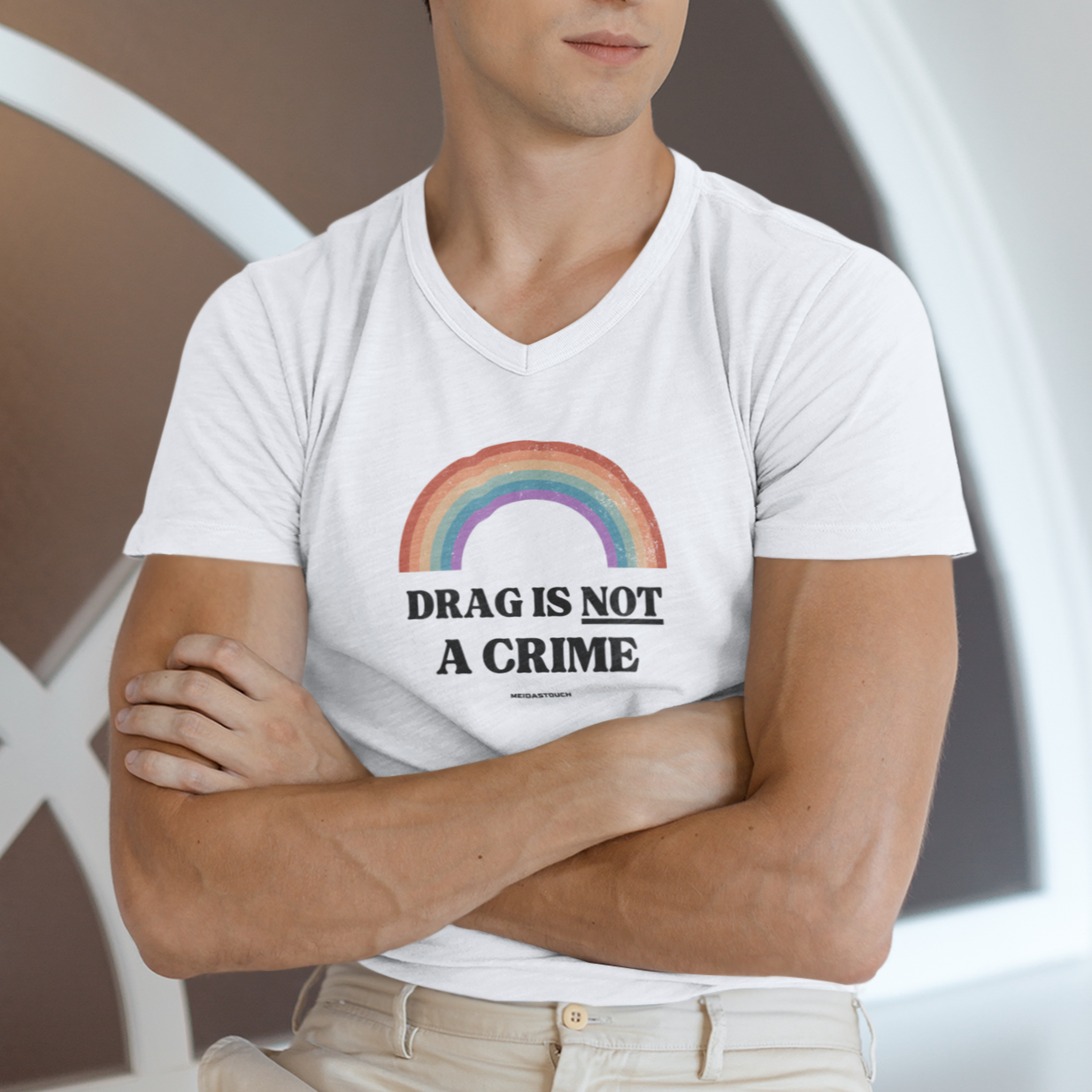 Drag is Not a Crime V-neck