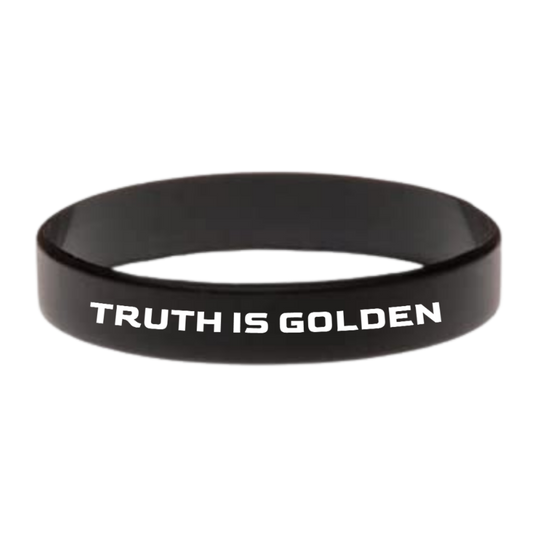 Truth is Golden Black Wristband