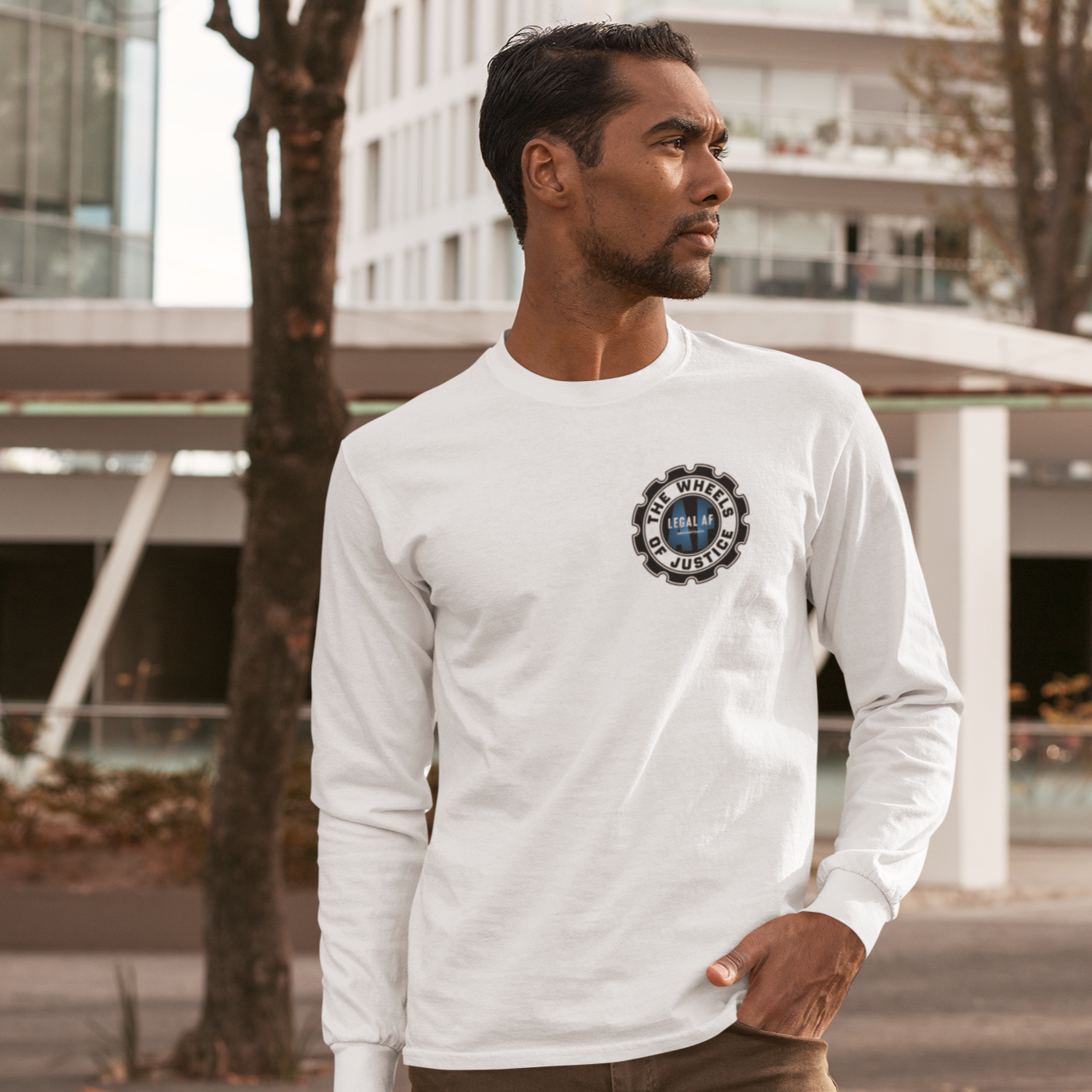 Wheels of Justice Long Sleeve Tee