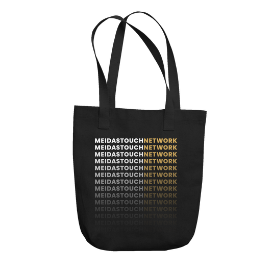 MeidasTouch Network Faded Logo Tote