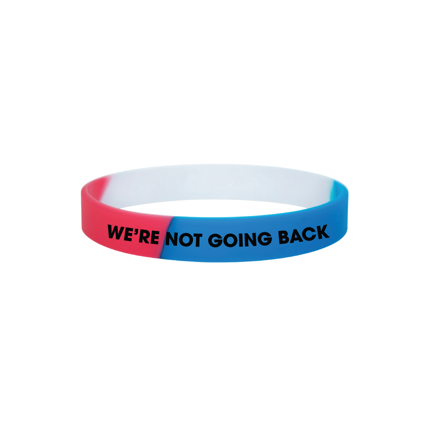 We're Not Going Back Wristband