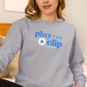 Play The Clip Crewneck