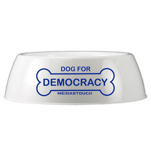 Dog for Democracy Dog Bowl